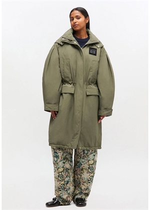 Ripstop tri-layer parka coat Kalamata W1013 Ganni 